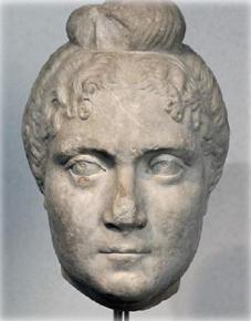 Foto einer Skulptur Cornelia Saloninas aus Rom, Italien